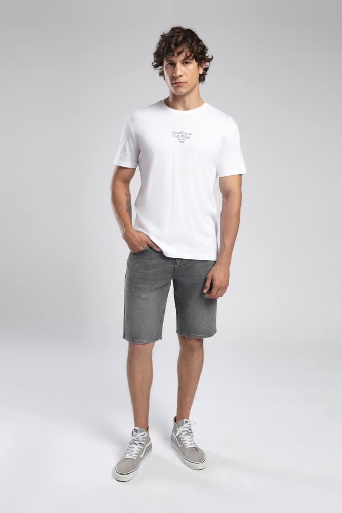 شلوارک برمودا مردانه لی کوپر Relaxed/ریلکس آبی | 252 LCM 121076 Lee Cooper TR
