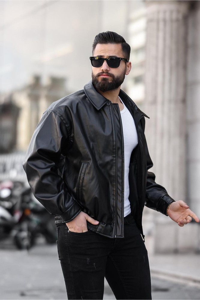 کاپشن مردانه بیسیک مشکی | 2004 SEASON COAT