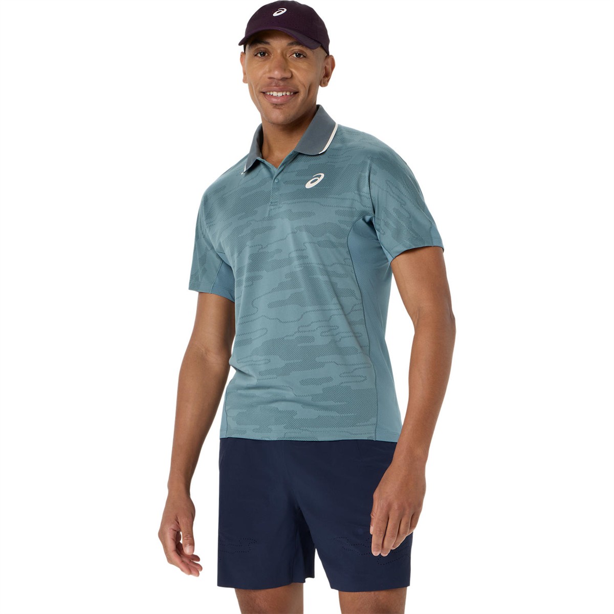 تیشرت تنیس مردانه اسیکس ASICS Match Jacquard Polo SS Top – سبز