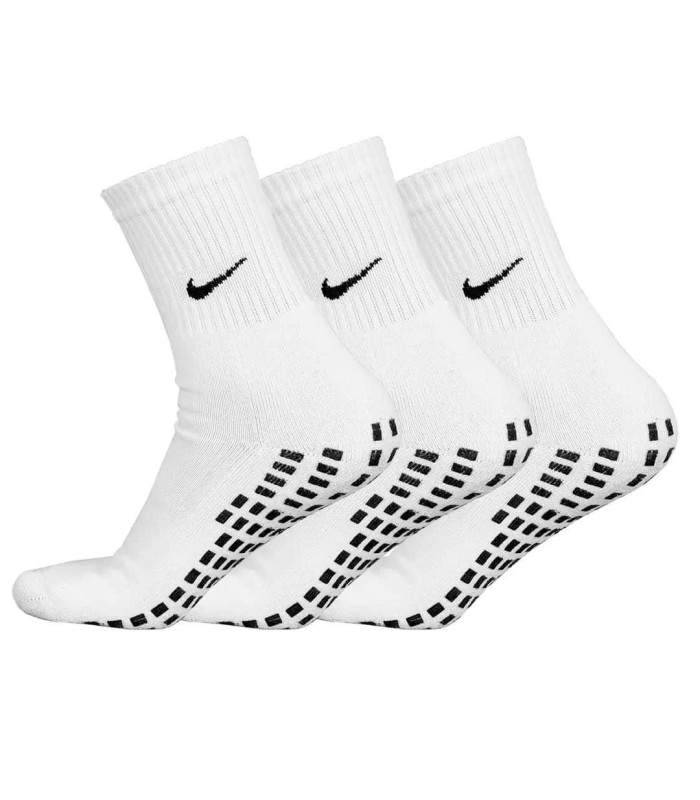 جوراب استپ دار ساق دار طرح نایک مشکی و سفید White Nike patterned step socks