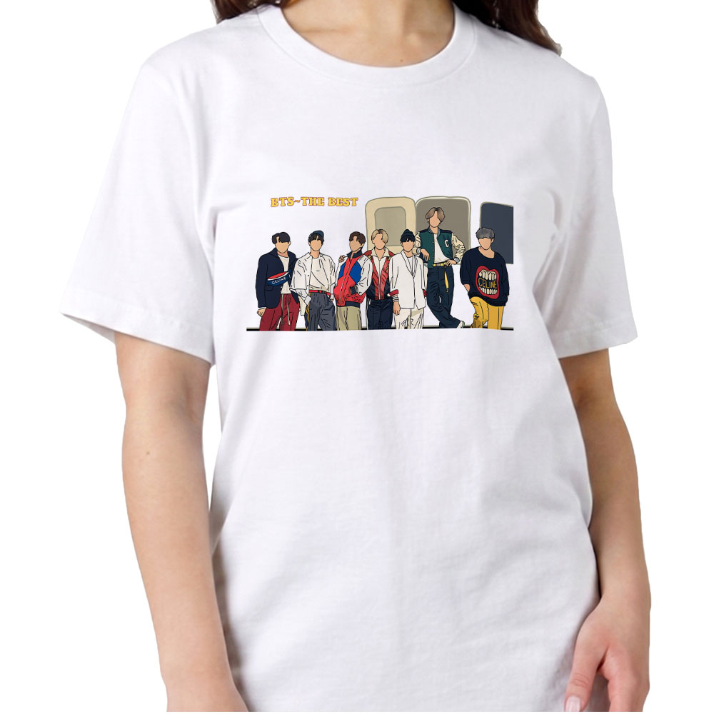 تیشرت اسپان طرح the best bts