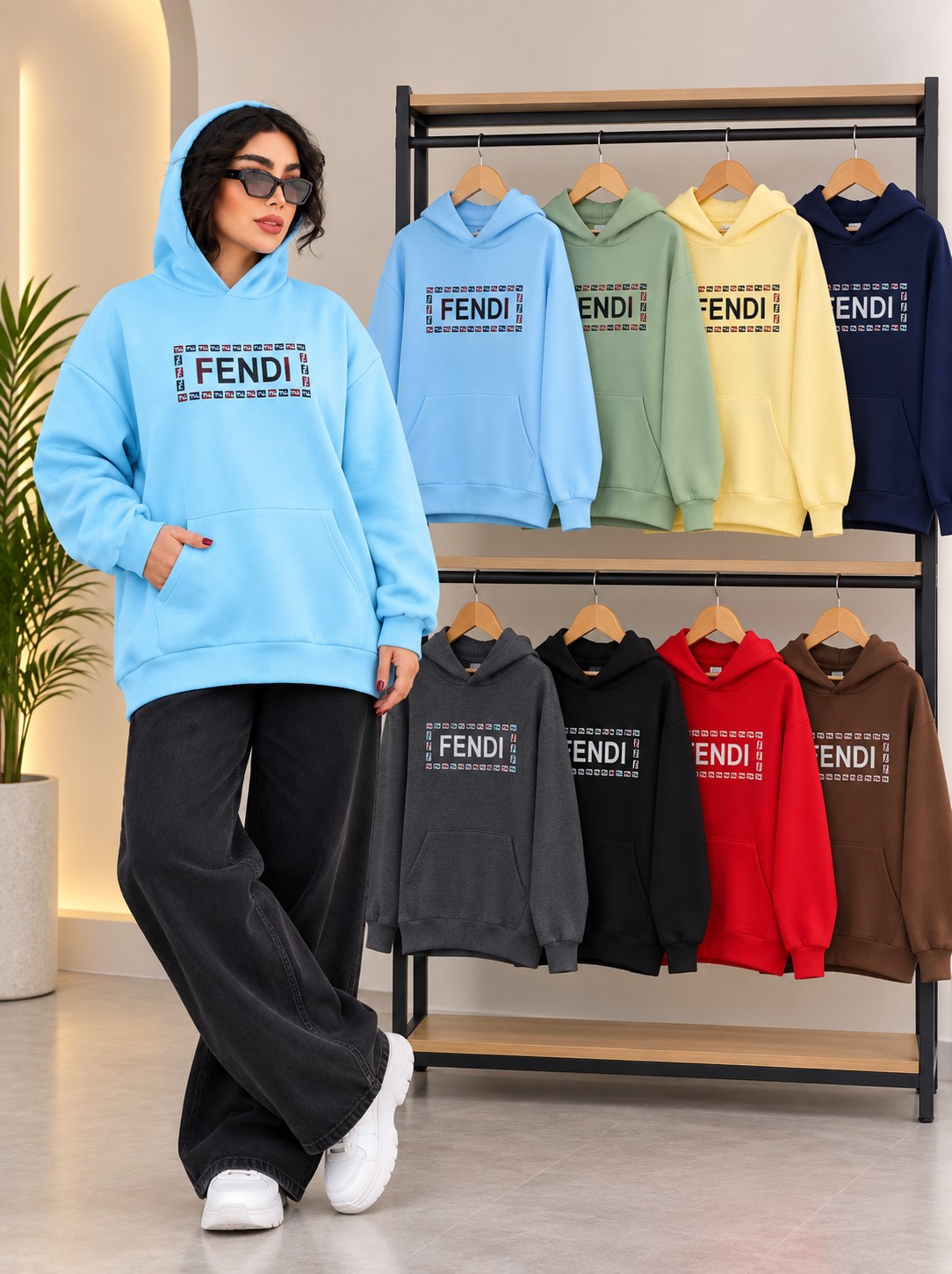 هودی تو کرکی FENDI تک