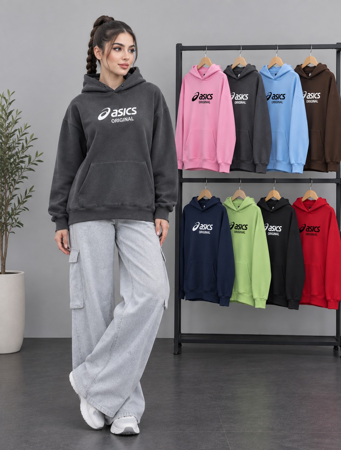 هودی تو کرکی asics عمده