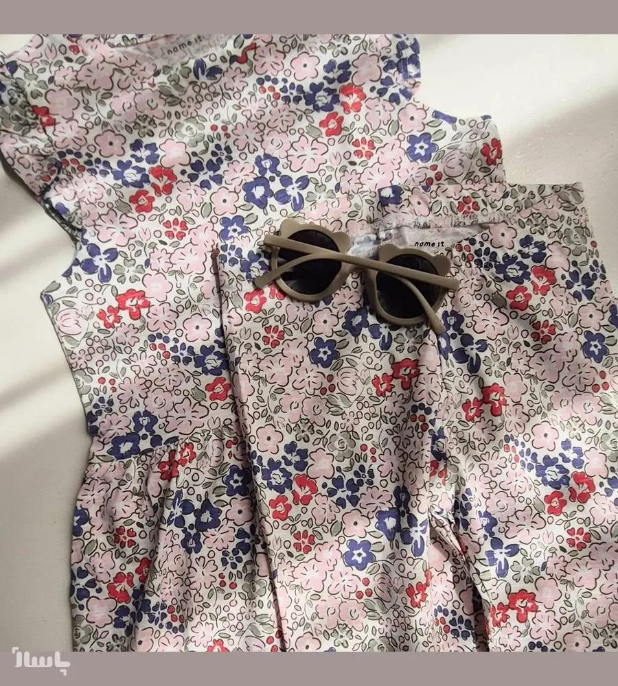 جزئیات محصول ست راحتی نخ پنبه دخترانه وارداتی برند name it