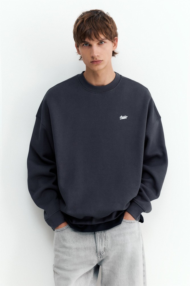سویشرت Pull & Bear جعبه ای STWD اورجینال