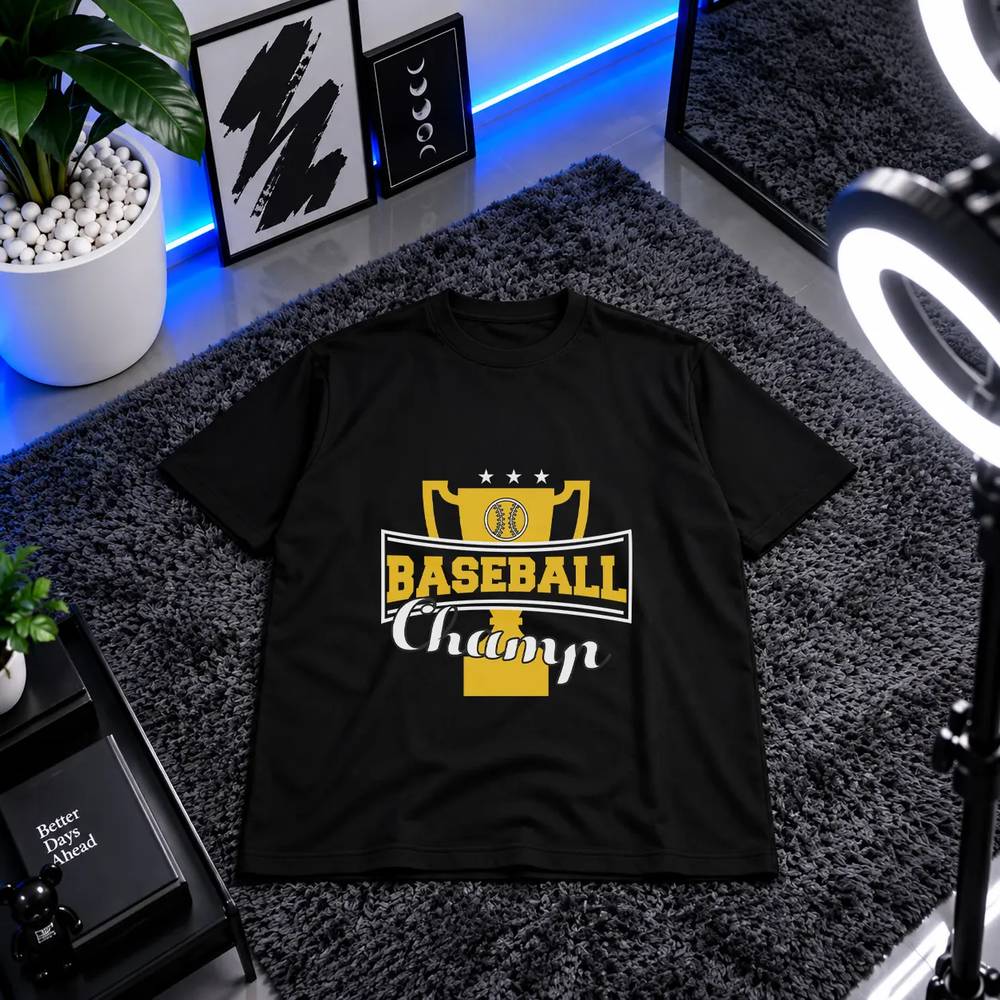 تیشرت بیسبال طرح Baseball Champ کد 7587