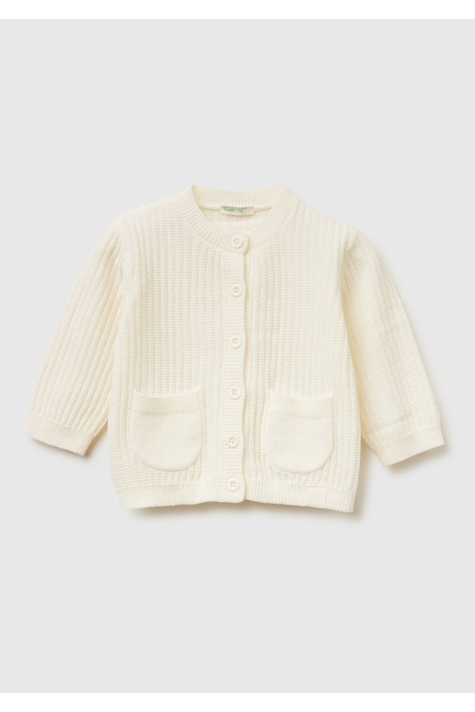 ژاکت کش‌باف (هیرکا) کودک بنیتون | 225A16AKA5013 United Colors of Benetton