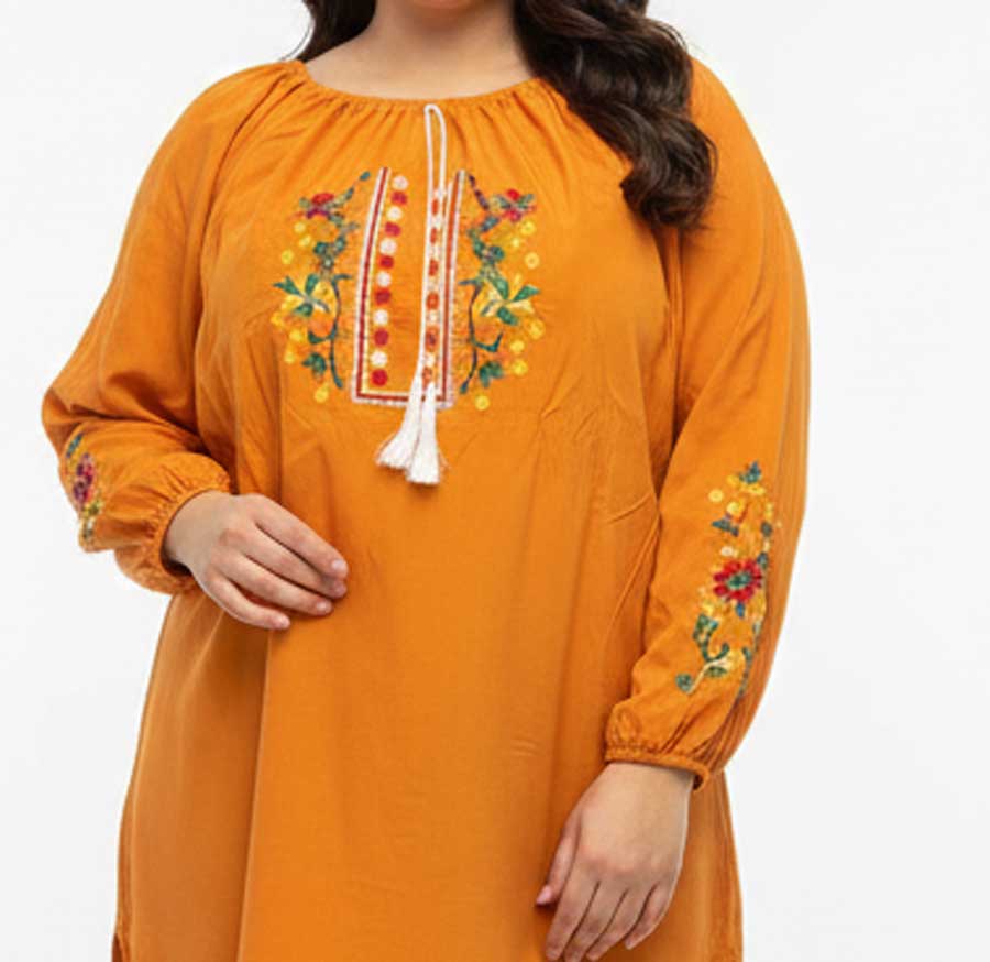 تونیک گلدوزی شده طرح مریلا