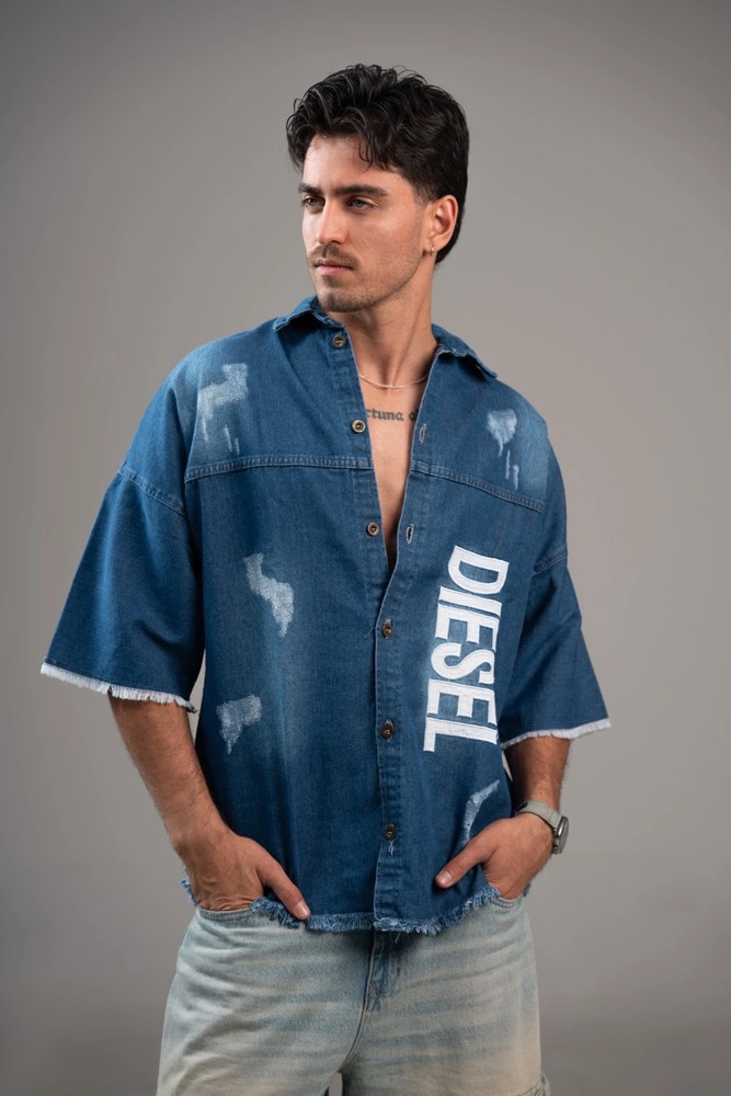 پیراهن جین DIESEL آبی
