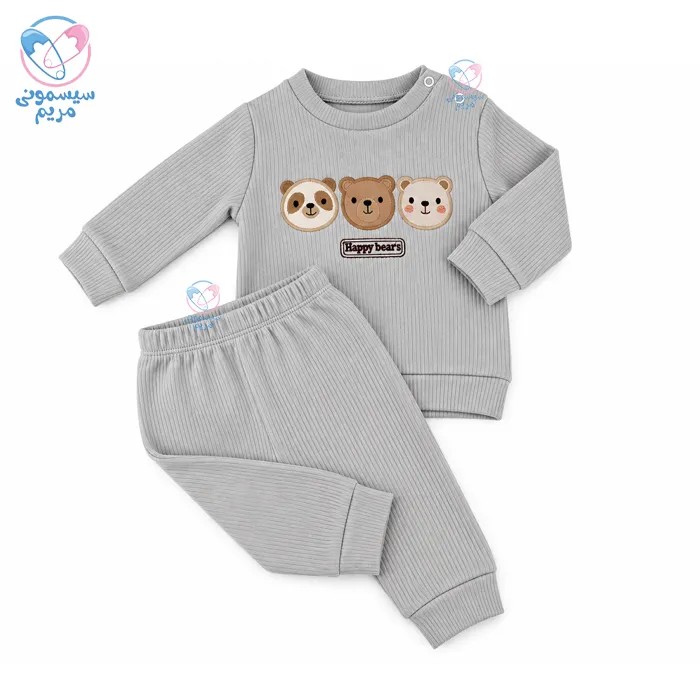 ست بلوز و شلوار کبریتی هپی بر خرس Happy Bear 2216
