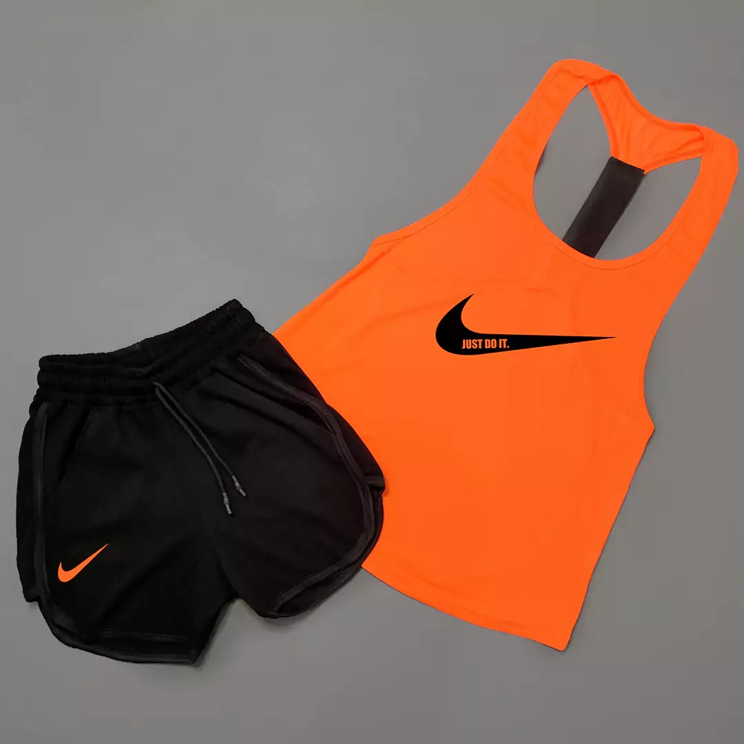 ست رکابی بدنسازی پشت کش دار JUST DO IT