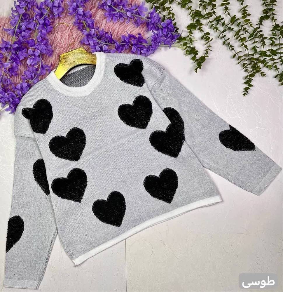 بلوز قلب برجسته 💗