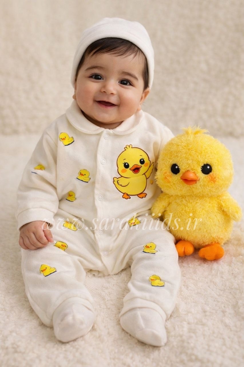 سرهمی نخ پنبه جوجک طرح ۲ (دالی)