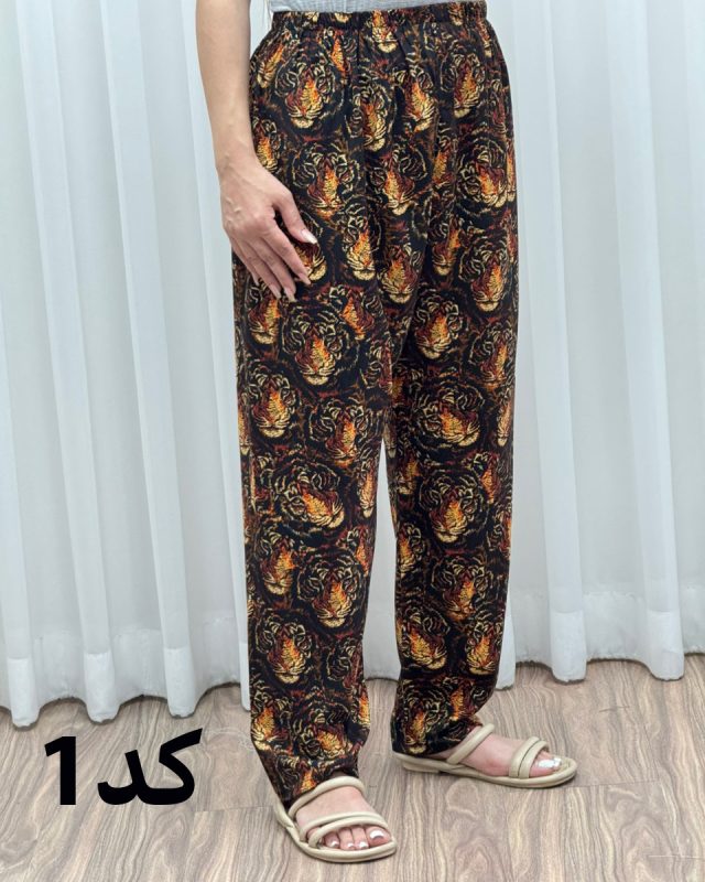 شلوار نخی خارجی 7528