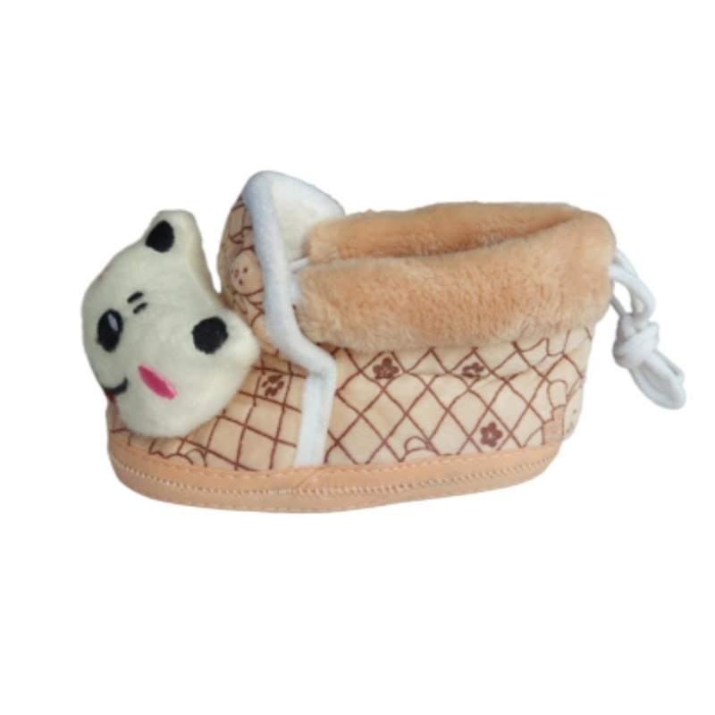 پاپوش نوزادی مدل زمستانی طرح خرس تدی