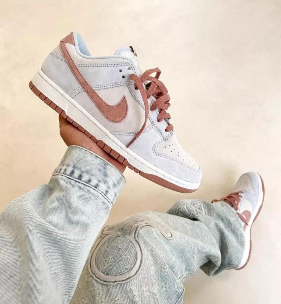 نایک اس بی دانک بدون ساق فسیل رز Nike sb dunk fossil rose
