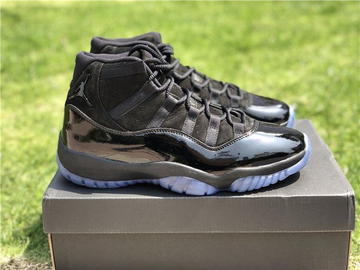 نایک ایر جردن ۱۱ تمام مشکی Nike air jordan 11 black blue