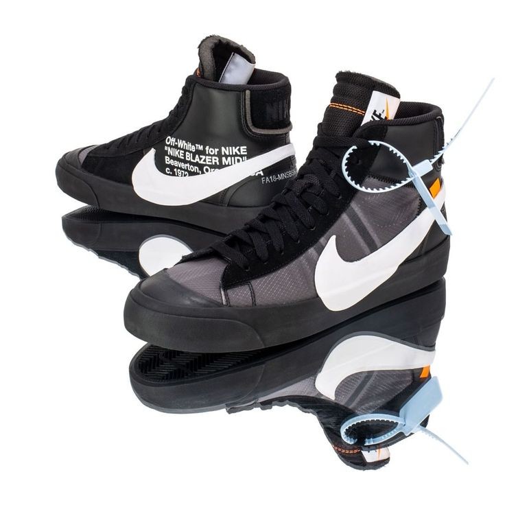 نایک بلیزر ساقدار آف وایت مشکی Nike blazer black