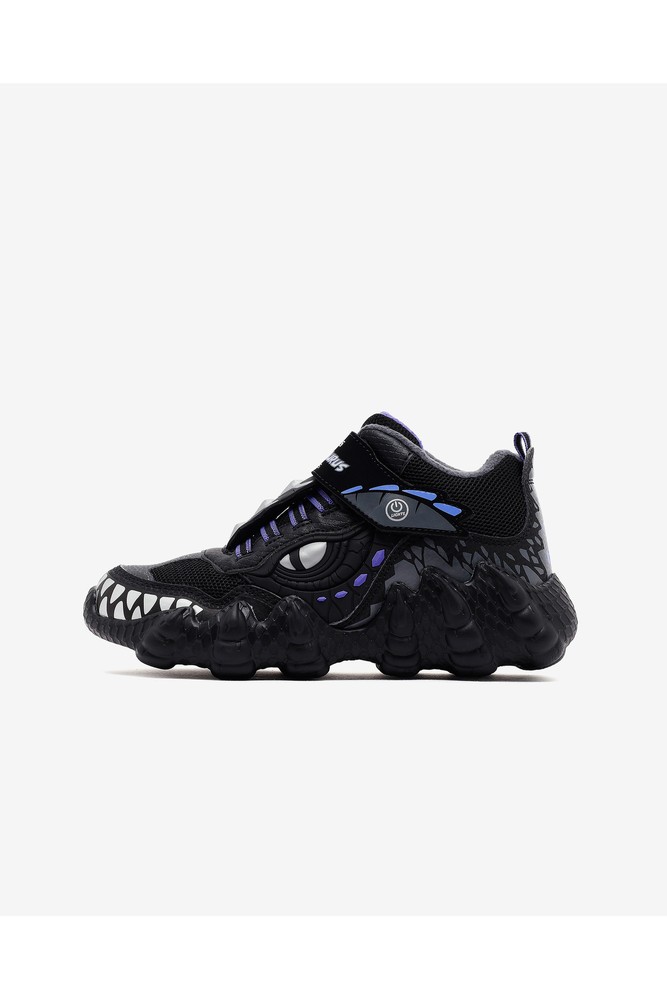 SKECH-O-SAURUS LIGHTS Boots Big Boy Black Light 400118L BKCC SKECHERS اسکیچرز اورجینال