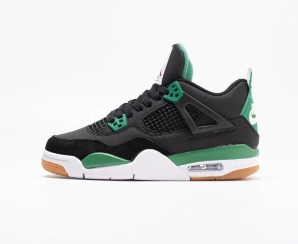 نایک ایر جردن ۴ سبز مشکی Nike air jordan 4 Black Green