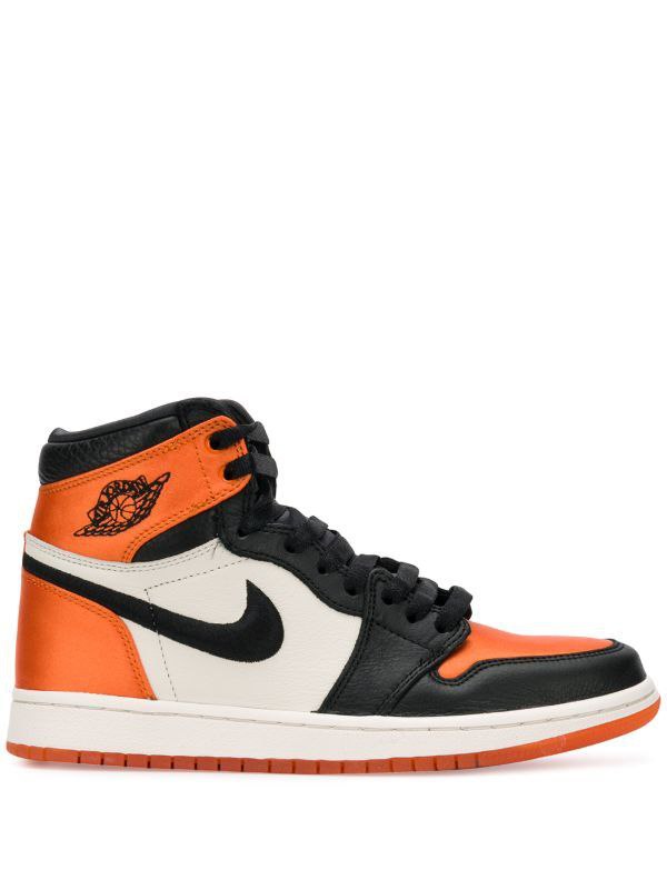 نایک ایر جردن ۱ ساقدار نارنجی Nike air Jordan 1 high orange