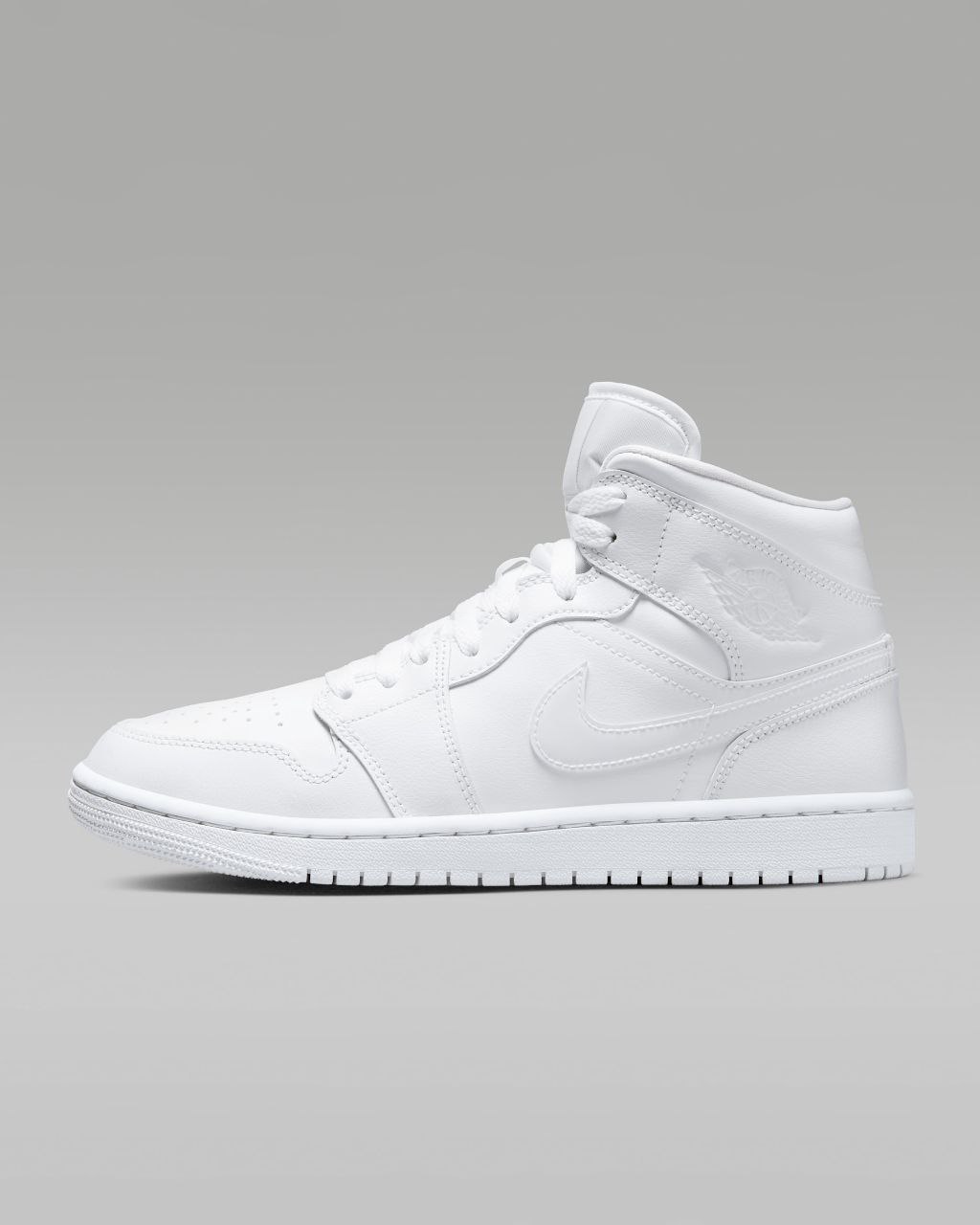 نایک ایر جردن ۱ ساقدار تمام سفید Nike air jordan 1 high white