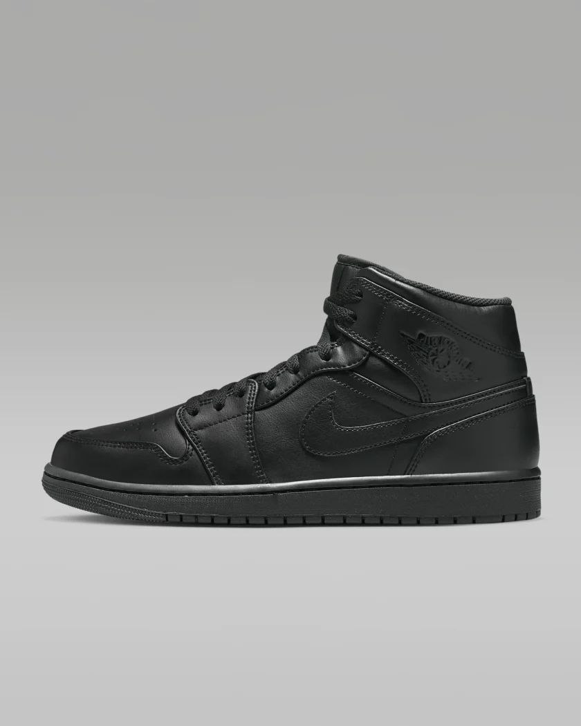 نایک ایر جردن ۱ ساقدار تمام مشکی Nike air jordan 1 high black
