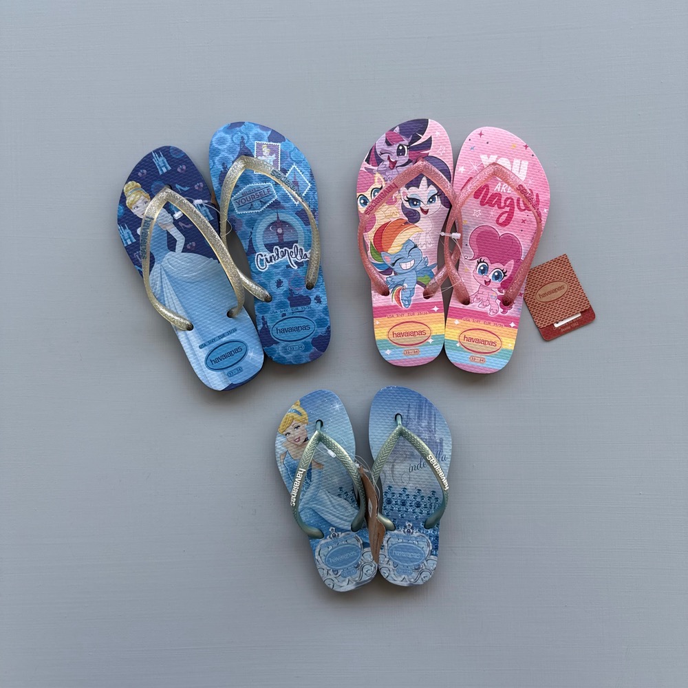 Havaianas Flip Flops (دمپایی انگشتی بچه گانه دیزنی _ فلیپ فلاپ )