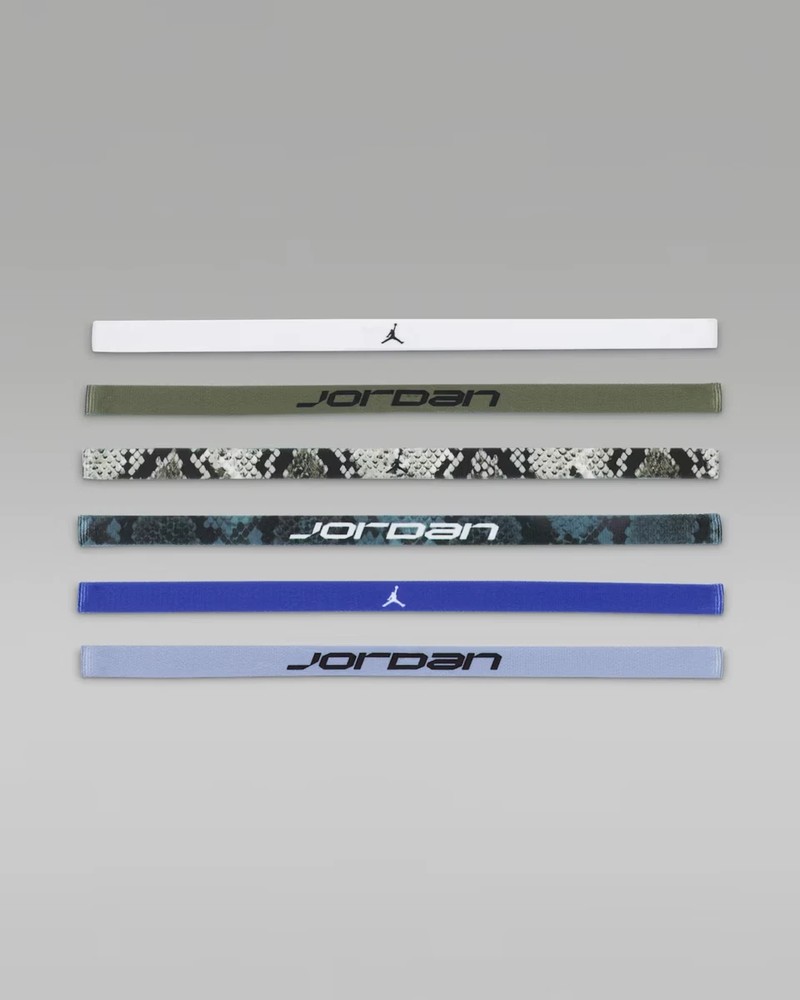 Jordan Sport Printed Headbands 6-Pack