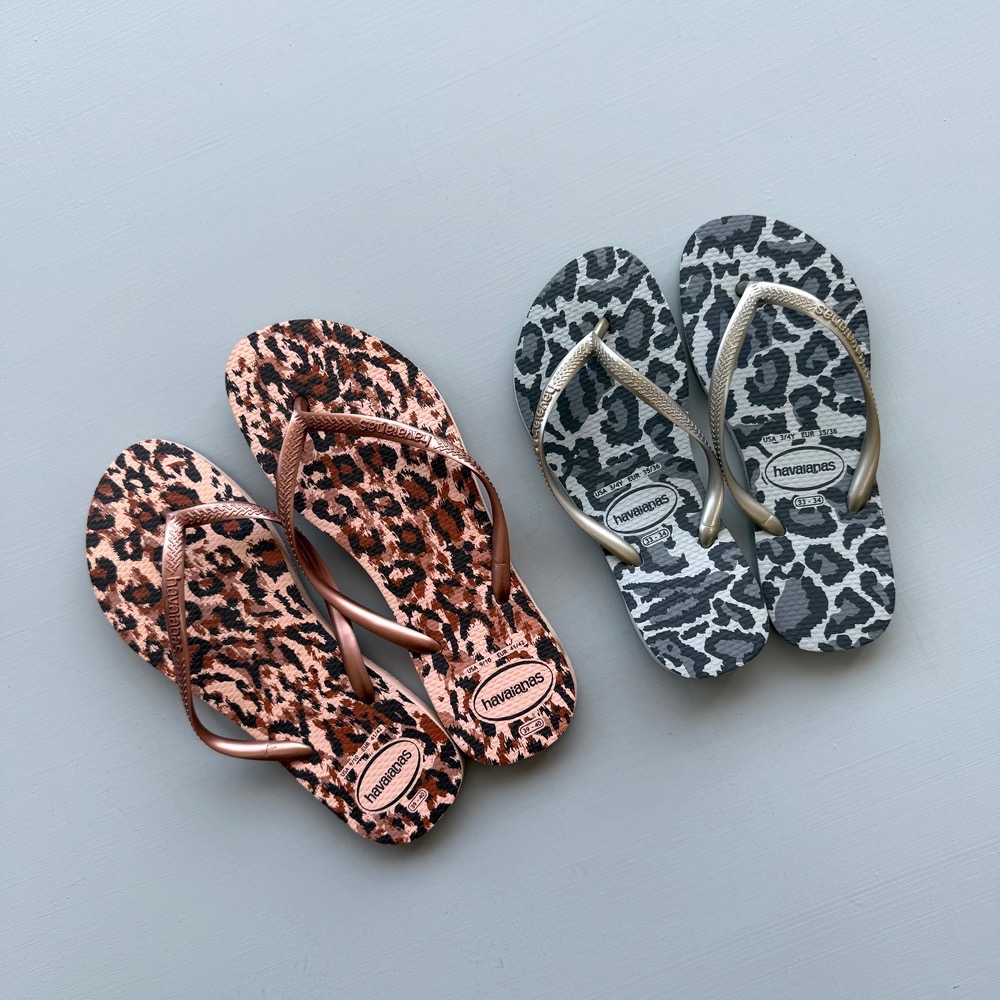 Havaianas Flip Flops پلنگی