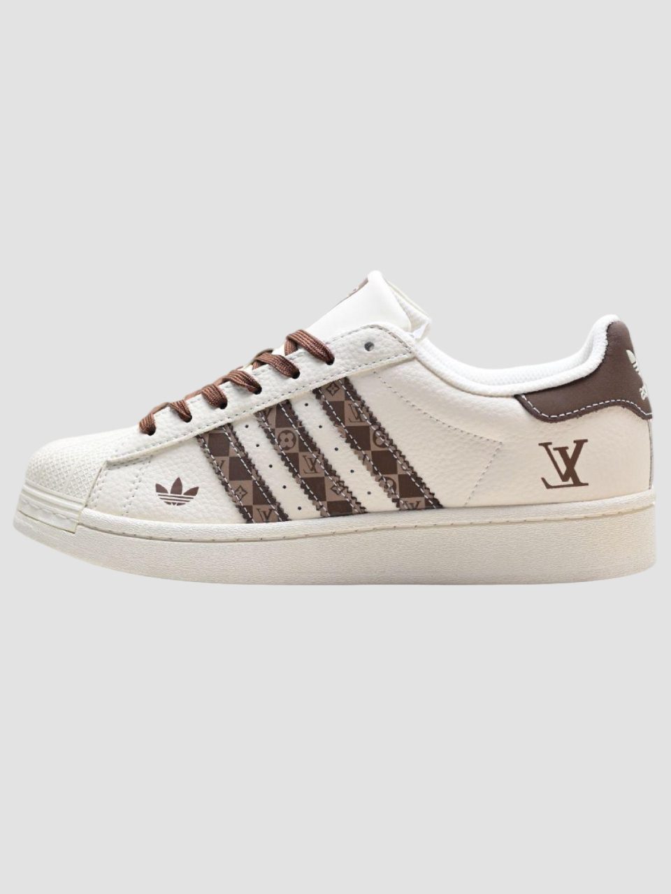 کتونی آدیداس Superstar X Louis Vuitton Custom ADIDAS SUPERSTAR X LOUIS VUITTON CUSTOM WHITE