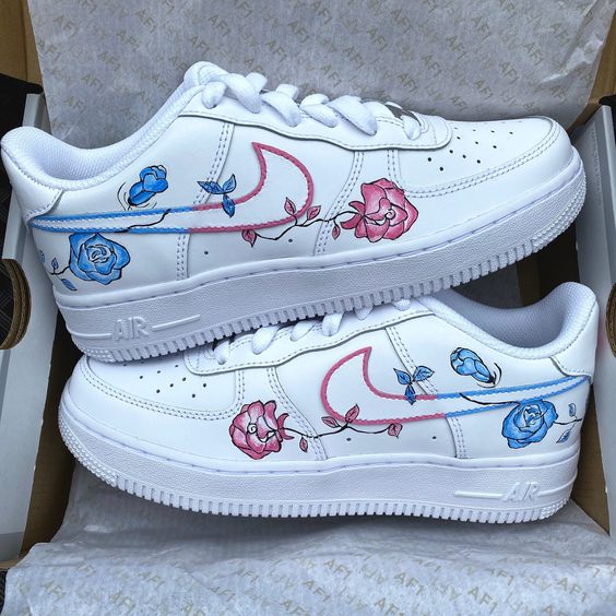 کفش اسپرت کاستوم کتونی ایرفورس air force طرح air force 1 نایک nike کد 160476