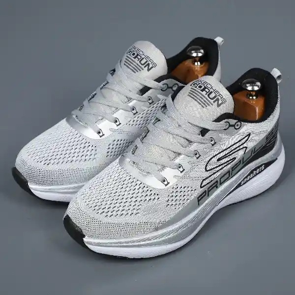 کتونی مردانه SNEAKERS PRO طوسی مشکی پاینده