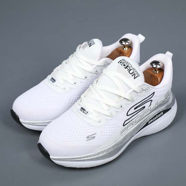 کتونی مردانه SNEAKERS PRO سفید نقره ای پاینده
