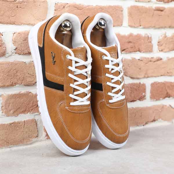 کتونی مردانه CK عسلی مشکی LUX