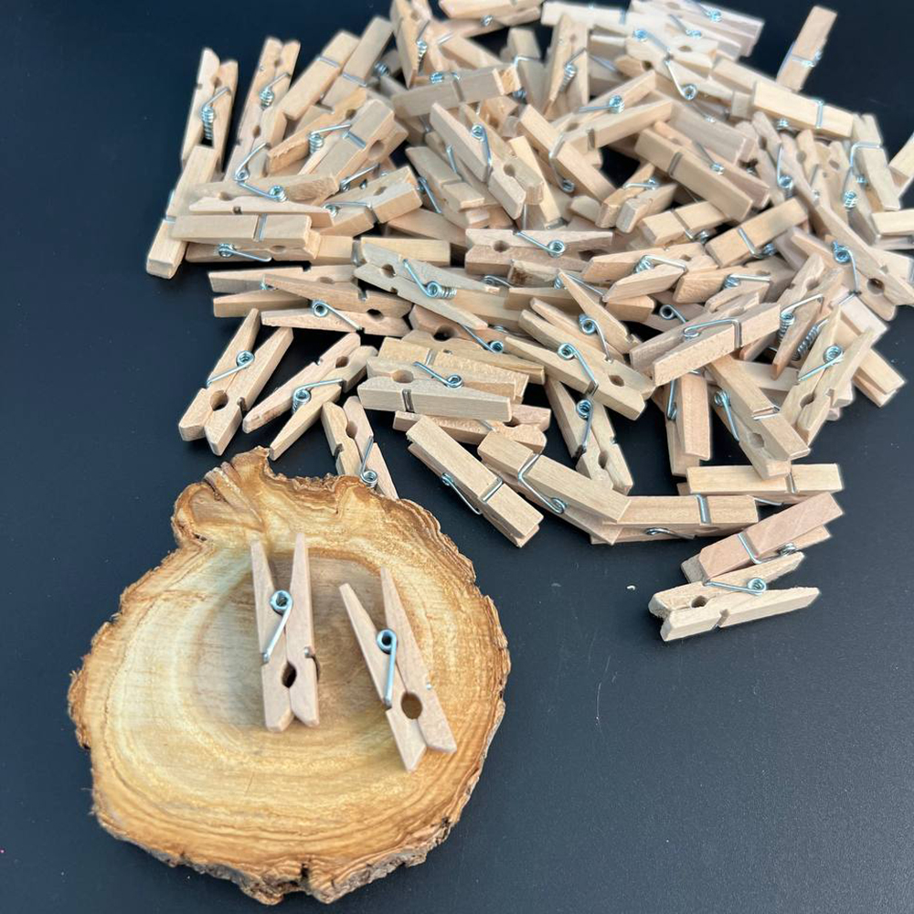 گیره چوبی 3.5 سانت ساده