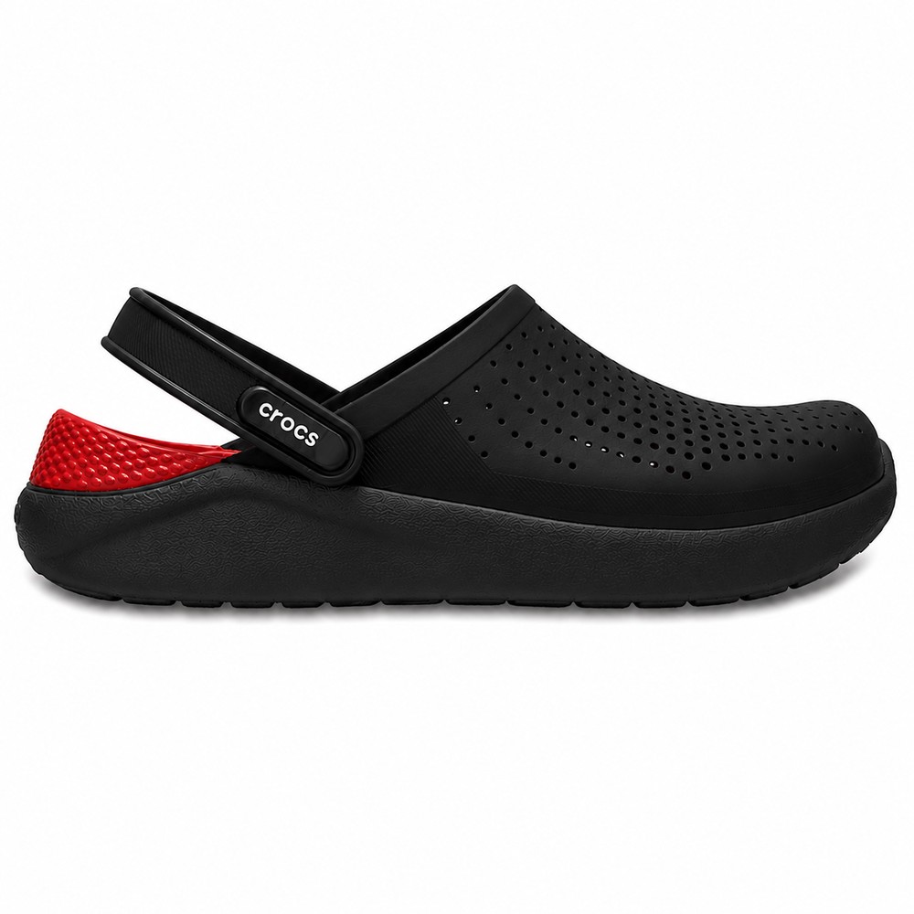 صندل کراکس مدل لایت راید ( مشکی | قرمز | مشکی ) - Literide ( Black | Red | Black)