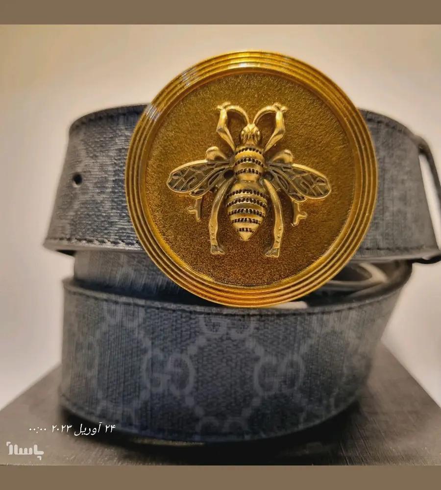 جزئیات محصول کمربند اورجینال برند گوچی Gucci مدل لوگو
