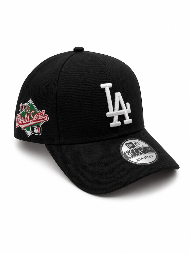 کلاه کپ New Era مشکی طرح Los Angeles Dodgers | کلاه اسپرت کلاسیک
