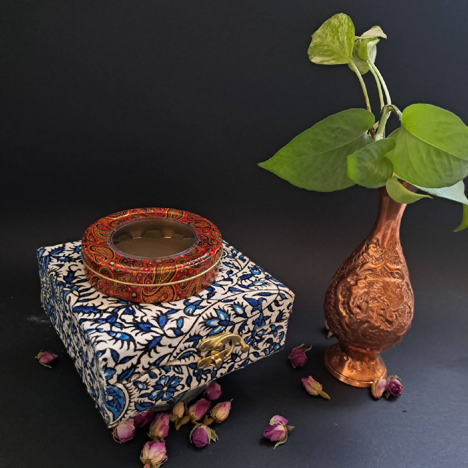 مینی پک کادویی زعفران رز (مناسب هدیه)