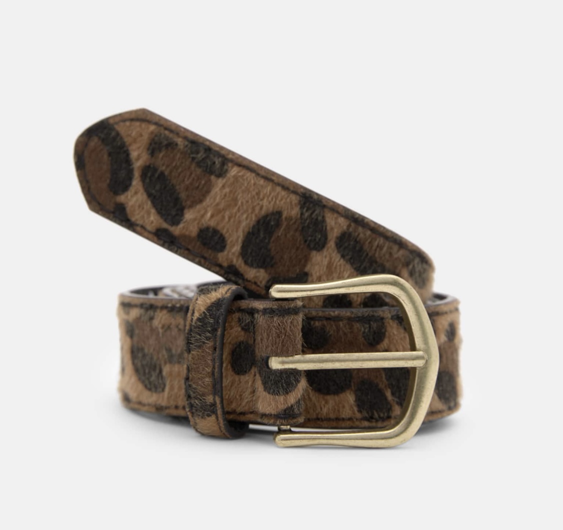 PULL&BEAR Leopar desenli kemer