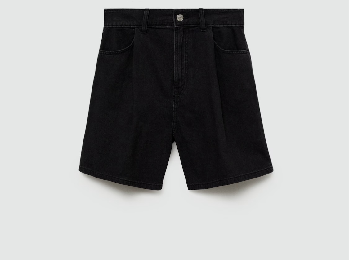 MANGO Pensli denim şort