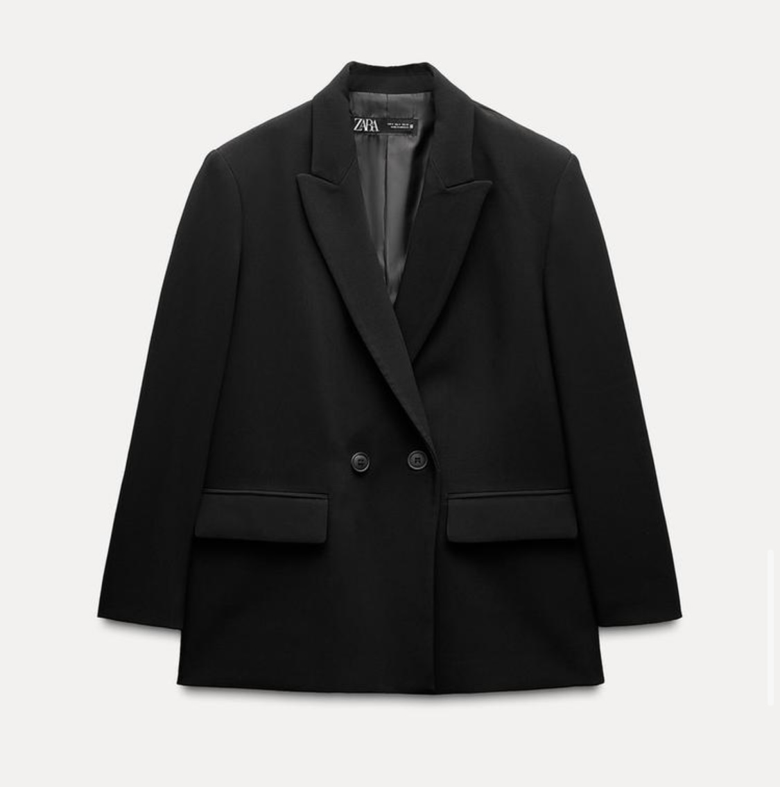 ZARA OVERSIZED DOUBLE-BREASTED BLAZER