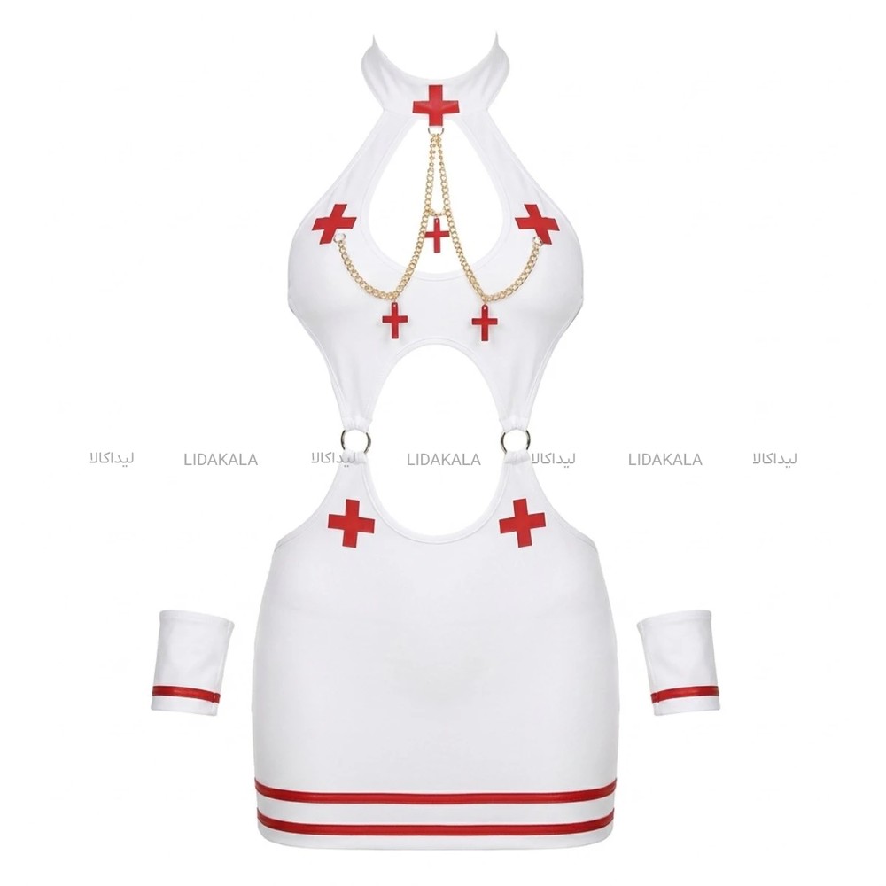 کاستوم پرستاری سفید برند کلرن کد 3213
