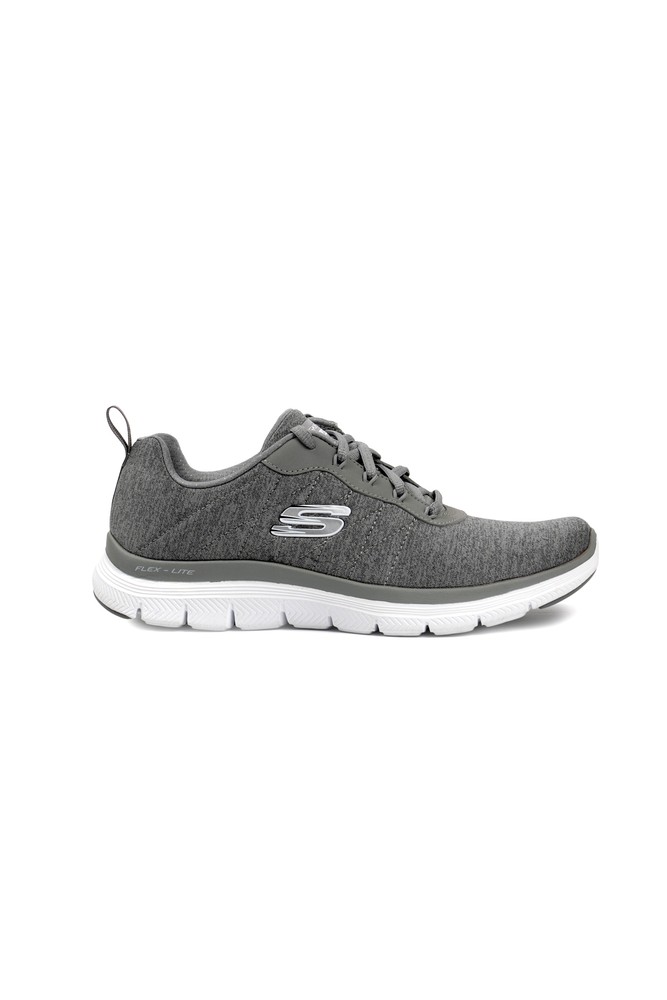 کفش SKECHERS اسکیچرز زنانه 149575-گری اورجینال