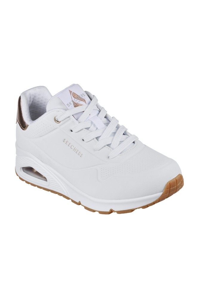 کفش SKECHERS اسکیچرز اسپرت سفید زنانه اورجینال
