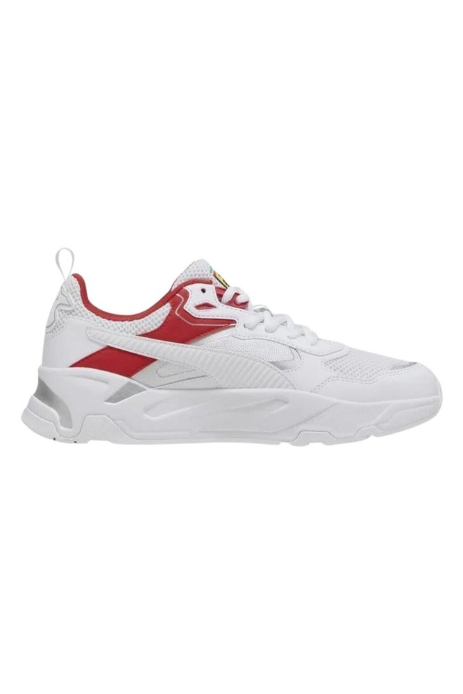 کفش Puma پوما ورزشی مردانه فراری Trinity-P White-P Silver-Rosso Corsa اورجینال