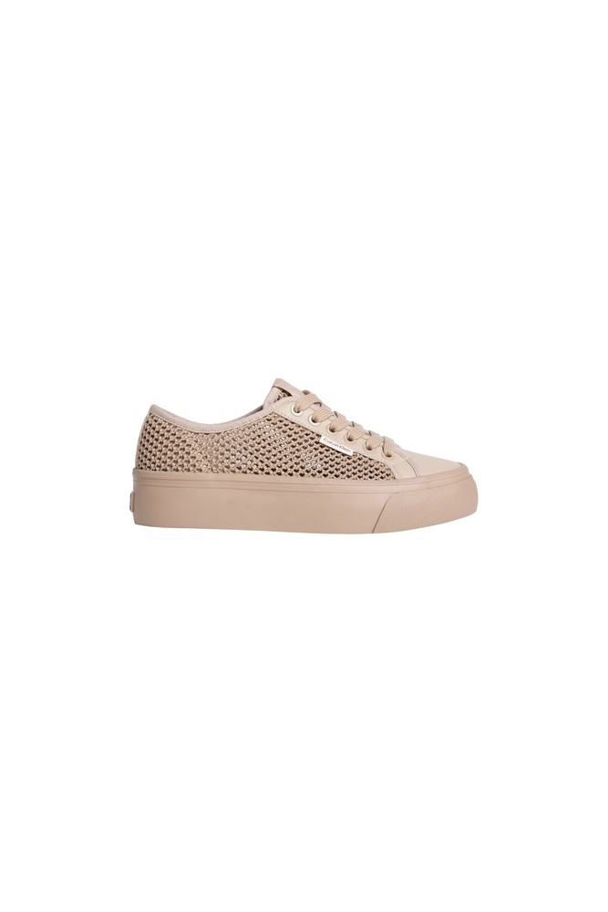 اسنیکر VULC FLATF LACE UP LIN MESH مشبک اسنیکر Calvin Klein کالوین کلاین اورجینال