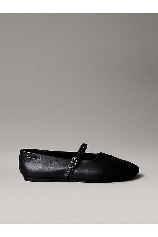 کفش Calvin Klein کالوین کلاین کفش باله مایل زنانه Mj Lth Hdw HW0HW02847BEH اورجینال