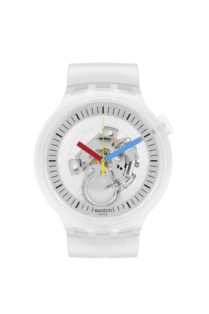 ساعت Swatch روزمره SB01K100 Clearly Bold Unisex اورجینال